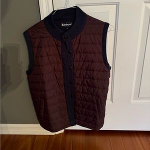 Barbour Men’s Vest (Burgundy/blue)